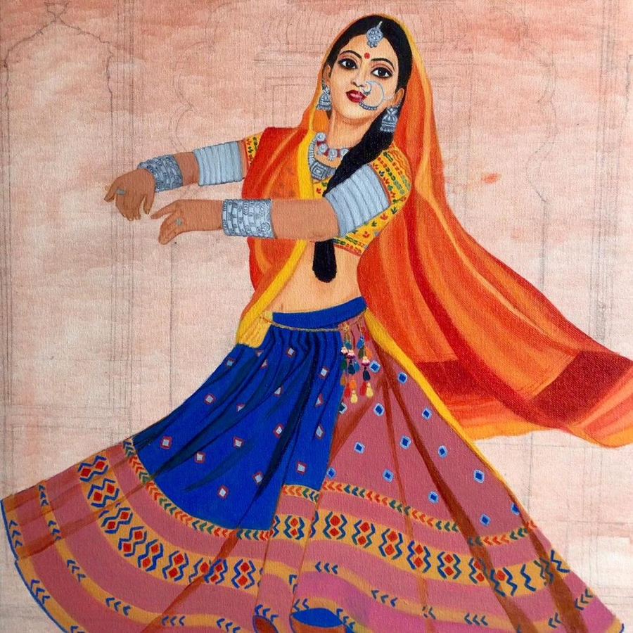 Rajasthani Dancer — Detail