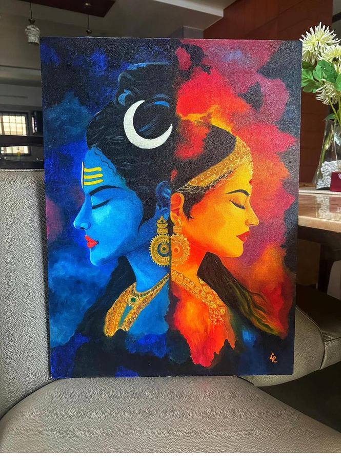 Shiva Parvati — In the studio